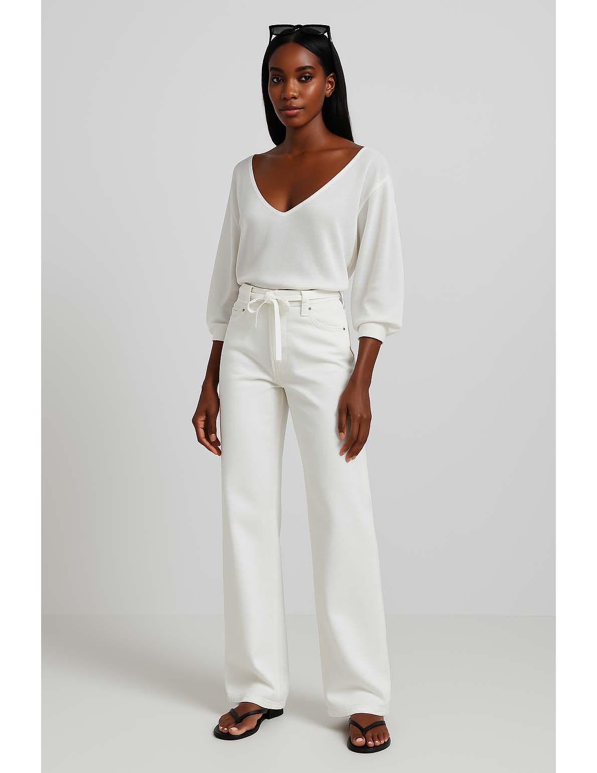 The Salma Wide Leg Jean