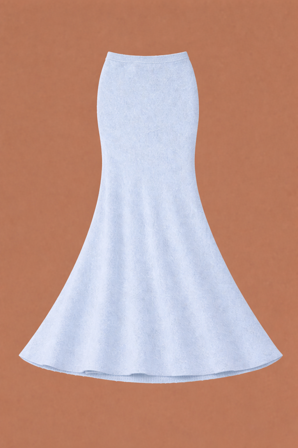 Danillea Long Knit Skirt with Train