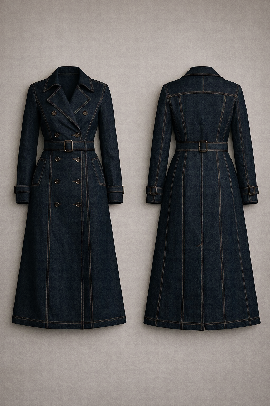 KENYA LONG DENIM COAT DRESS