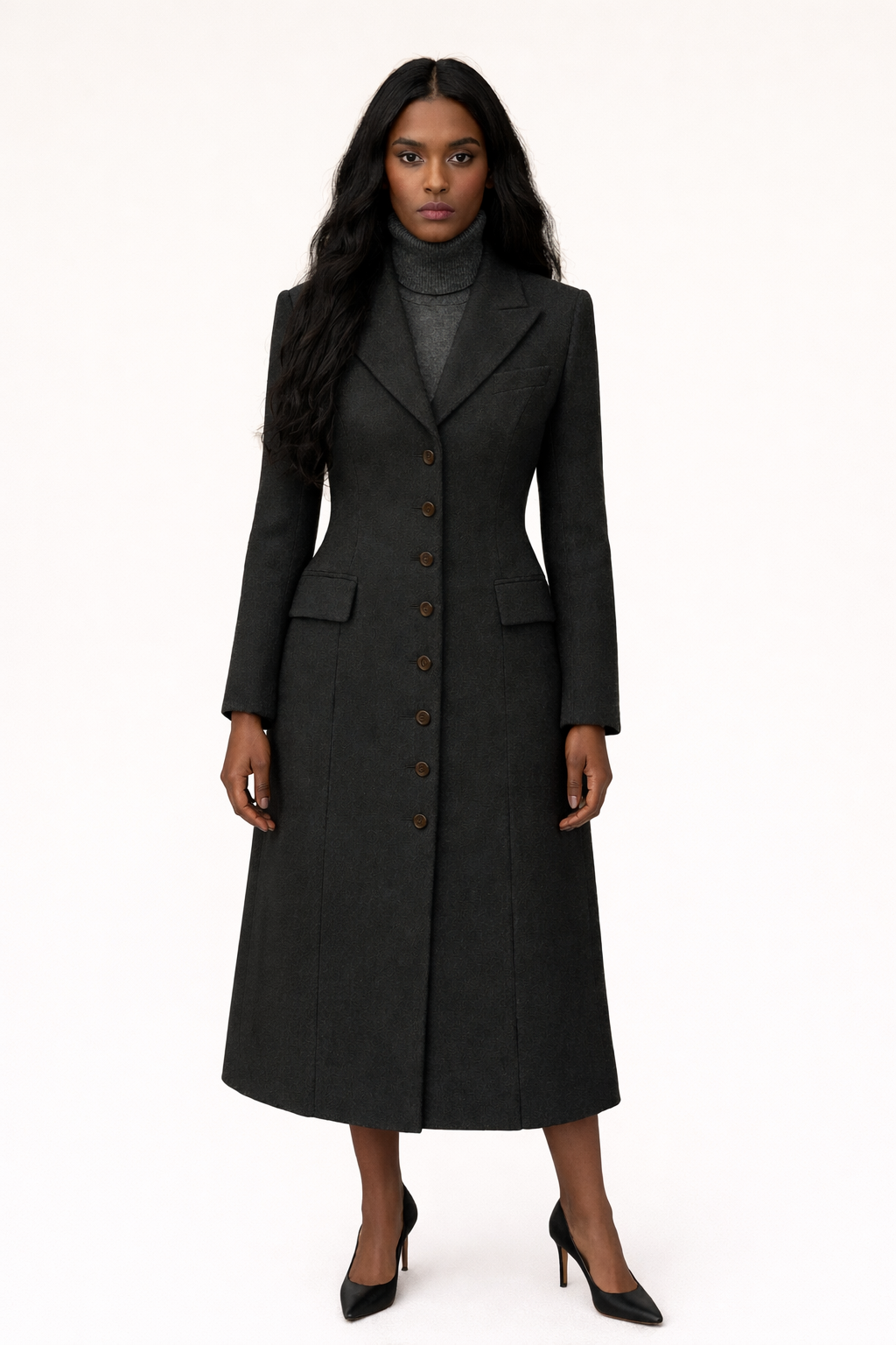 SHALOM LONG TAILORED COAT