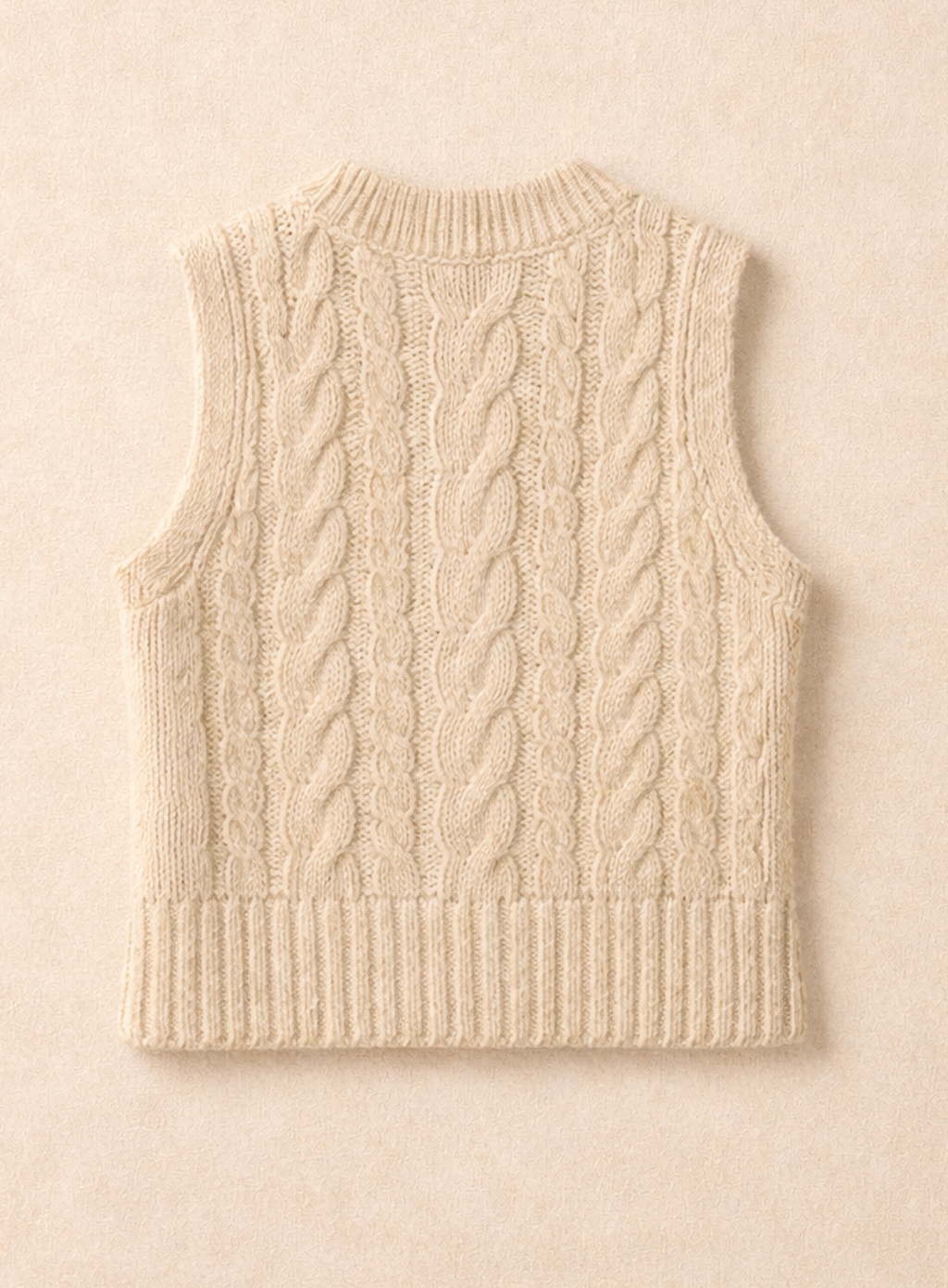 MONI SLEEVLESS BUTTON DOWN SWEATER