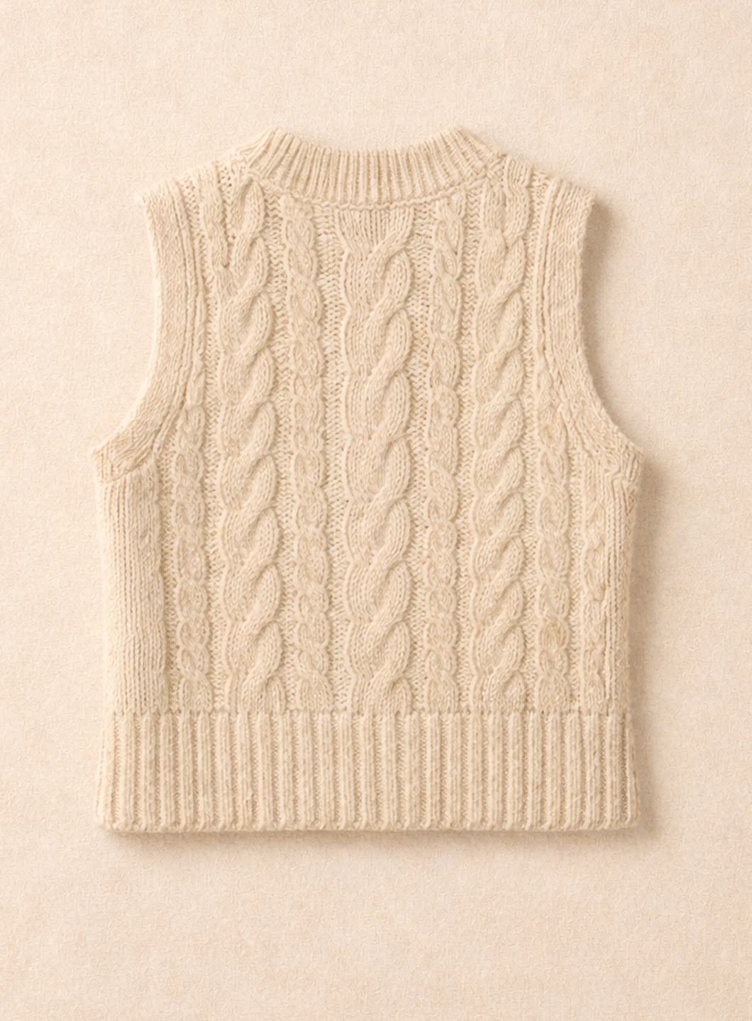 MONI SLEEVLESS BUTTON DOWN SWEATER