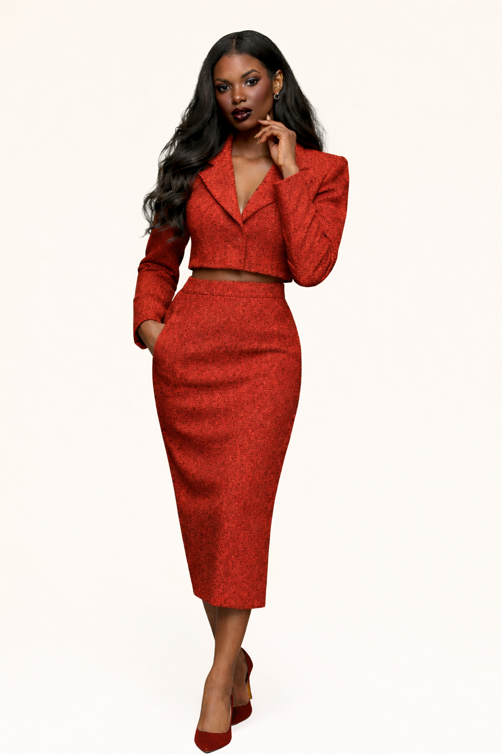 TAJIBADE TAILORED CROP BLAZER