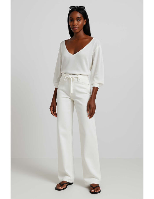 The Salma Wide Leg Jean