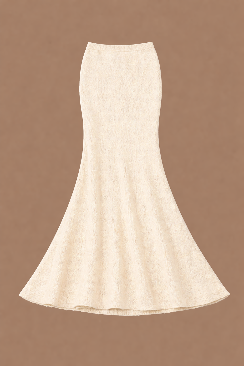 Danillea Long Knit Skirt with Train